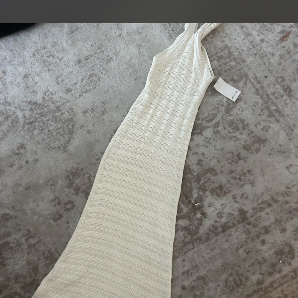 Cream Knit Maxi Dress purchased in Italy